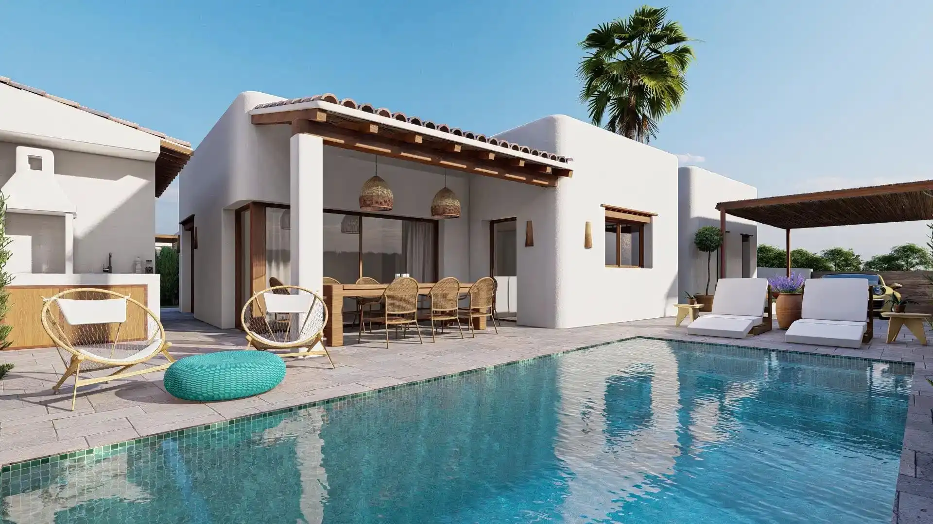 Vista exterior de Casa o chalet en venta en L'Alfàs del Pi con Aire acondicionado, Jardín privado y Terraza