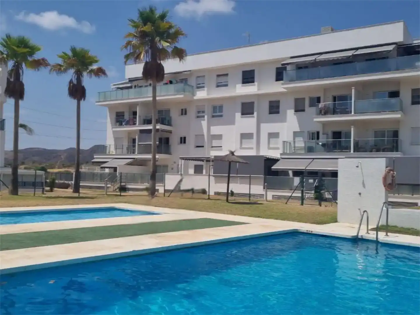 Vista exterior de Pis de lloguer en Málaga amb Aire condicionat, Parquet i Piscina
