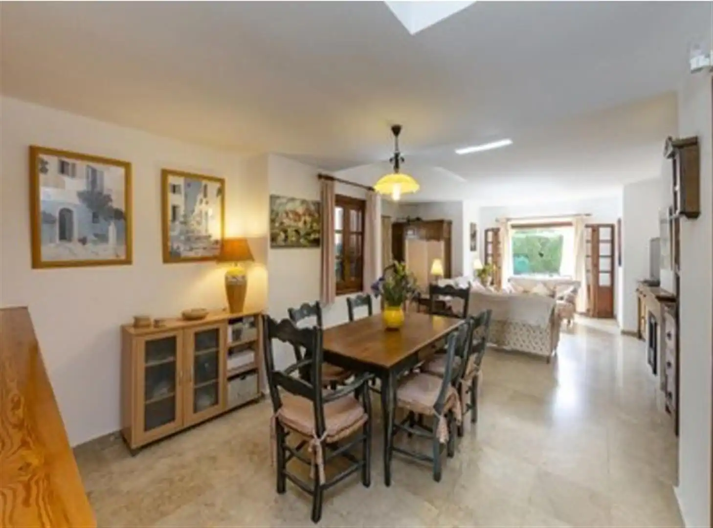 Dining room of Detached homes for rent in Estepona  with Air Conditioner, Terrace and Swimming Pool
