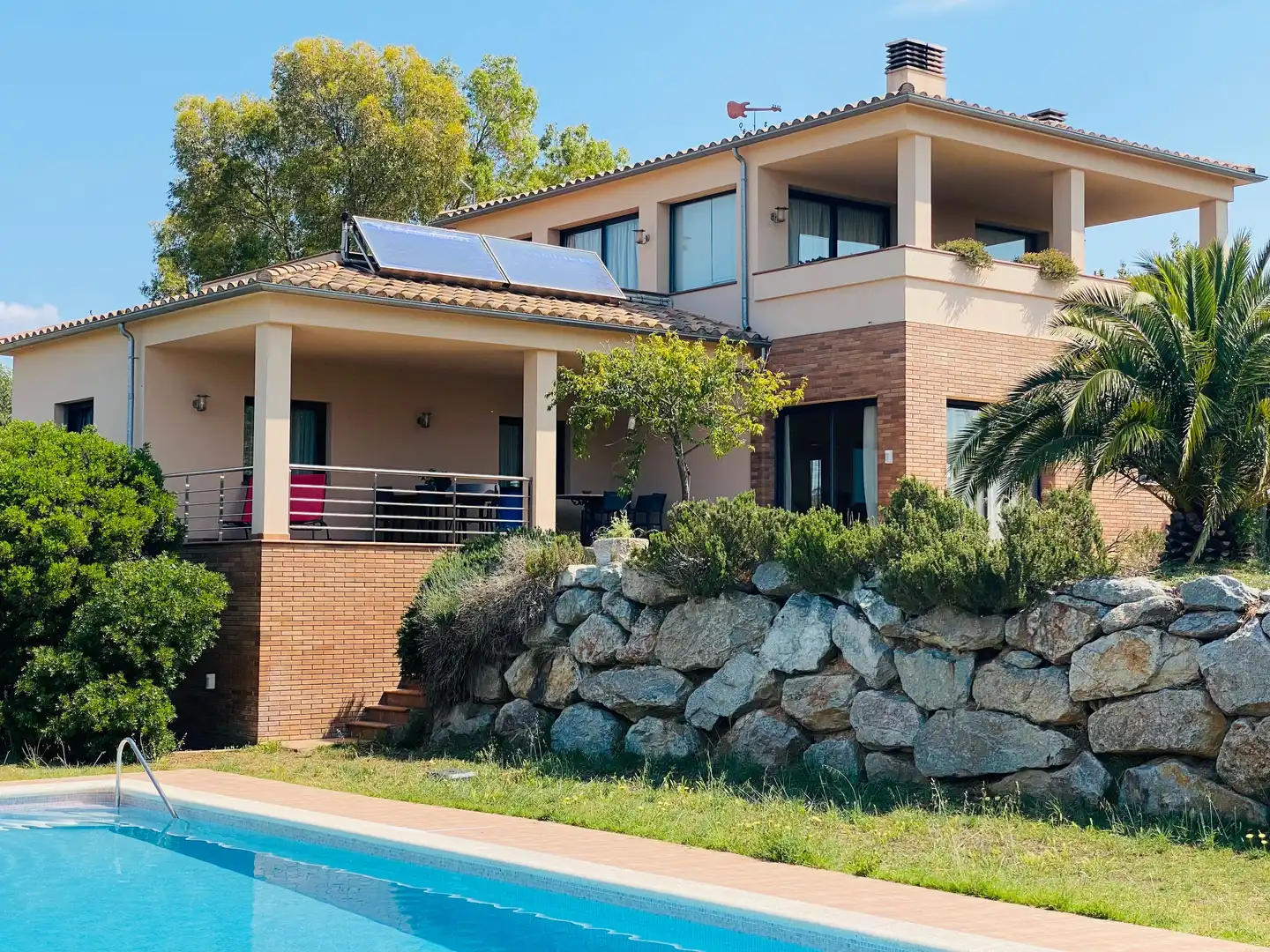 Vista exterior de Casa o chalet en venta en Palau de Santa Eulàlia con Aire acondicionado, Calefacción y Jardín privado