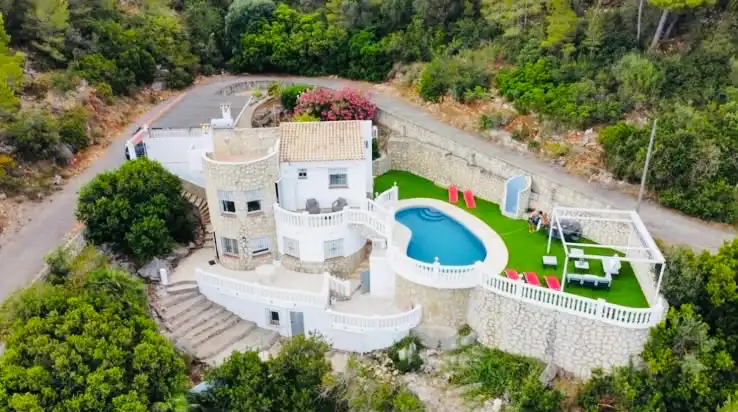 Exterior view of Houses for rent in Dénia  with Air Conditioner, Heating and Private garden