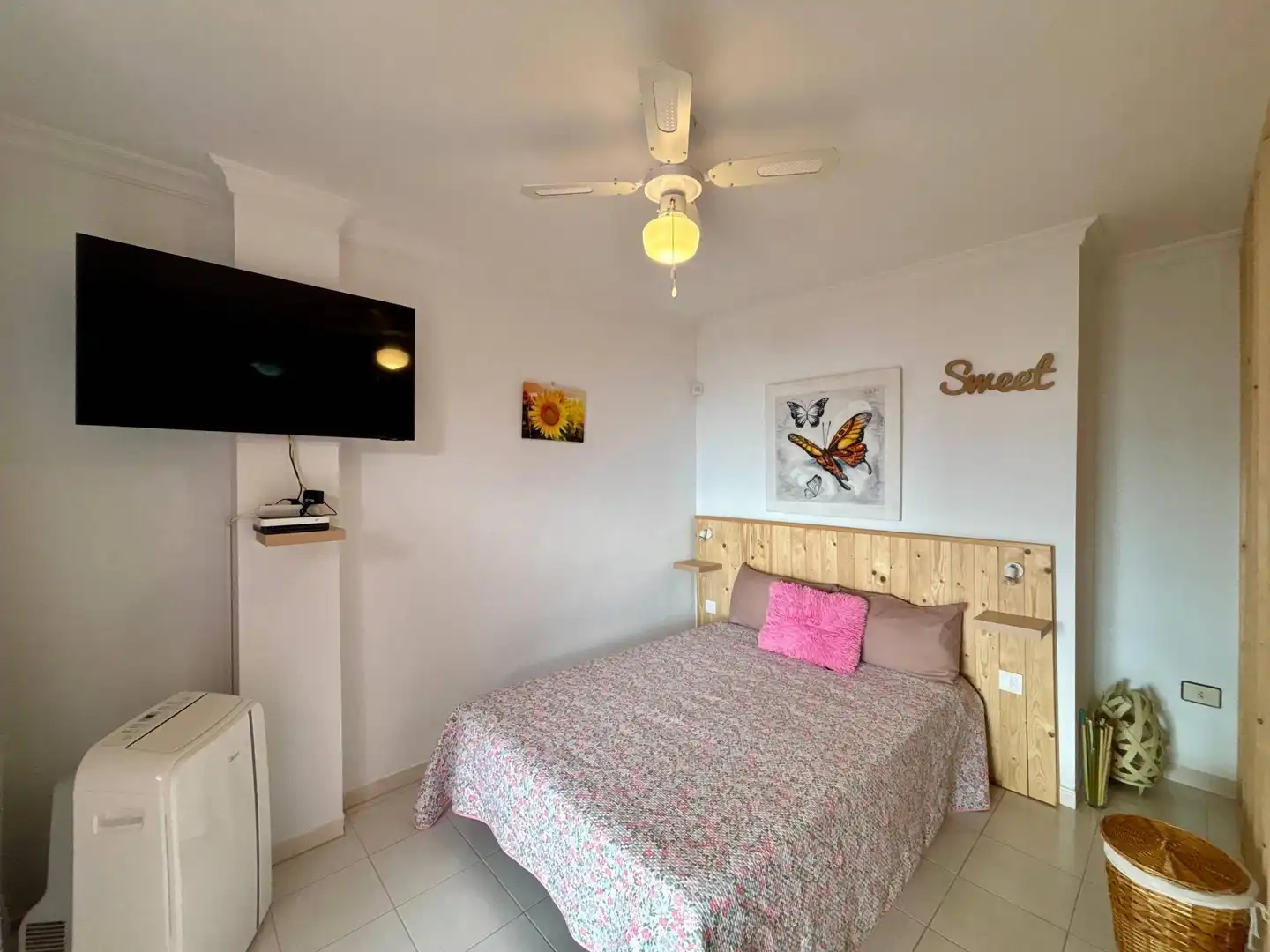 Dormitori de Apartament de lloguer en Santiago del Teide amb Terrassa, Moblat i Balcó