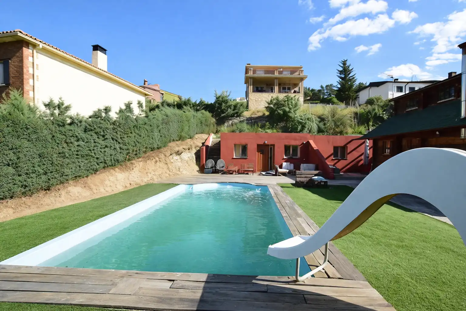 Schwimmbecken von Haus oder Chalet zum Verkauf in Soto del Real mit Klimaanlage, Heizung und Privatgarten