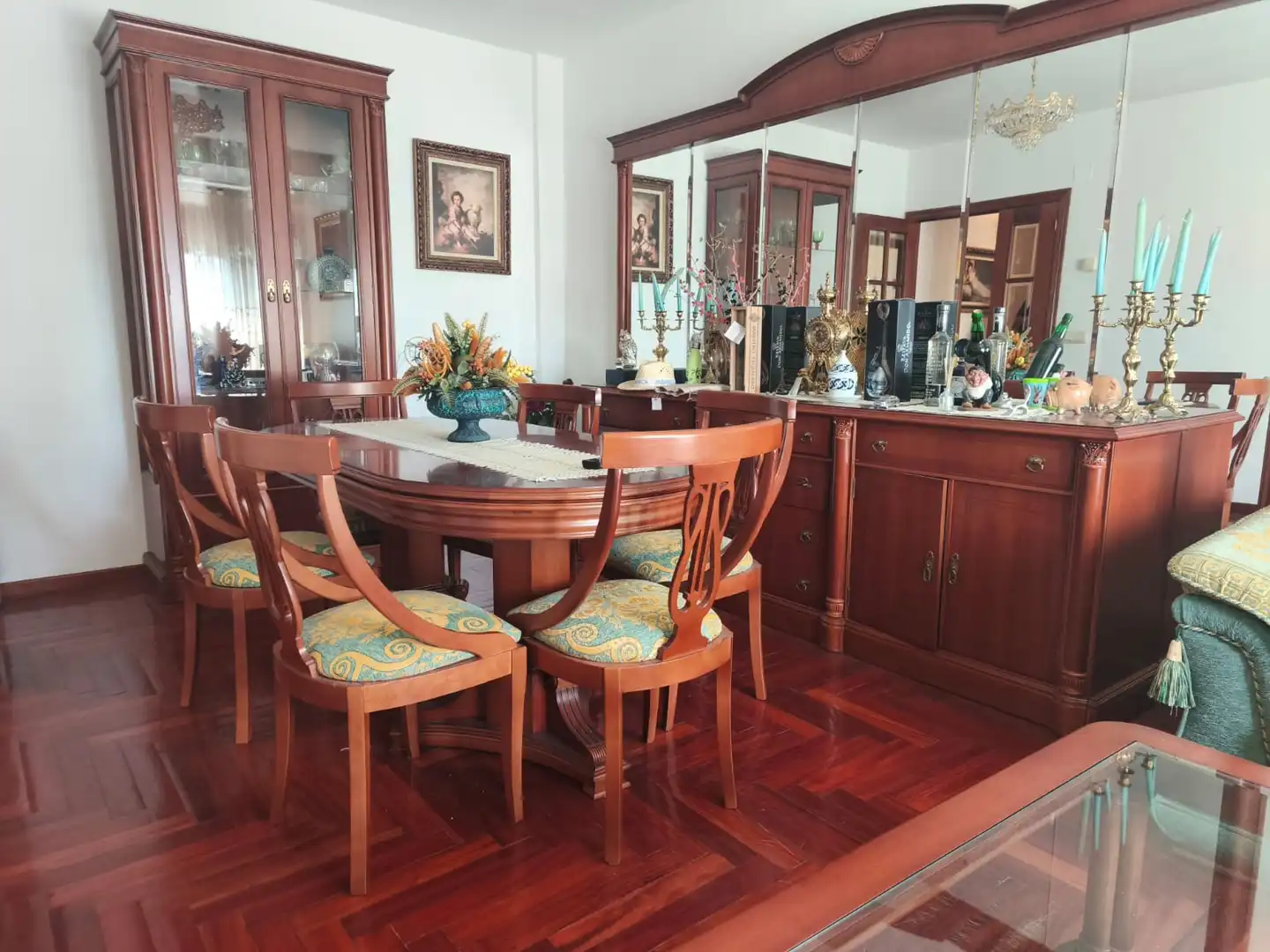 Comedor de Piso de alquiler en Lugo con Calefacción, Terraza y Trastero