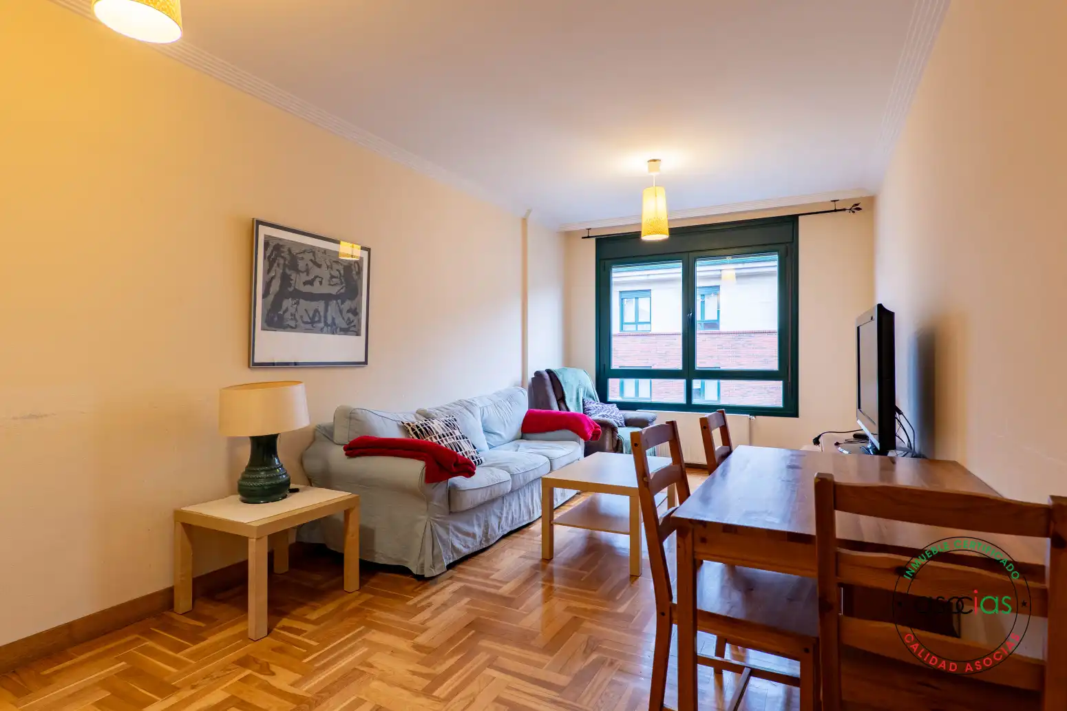 Living room of Flat for sale in Gijón   with Heating, Terrace and Storage room