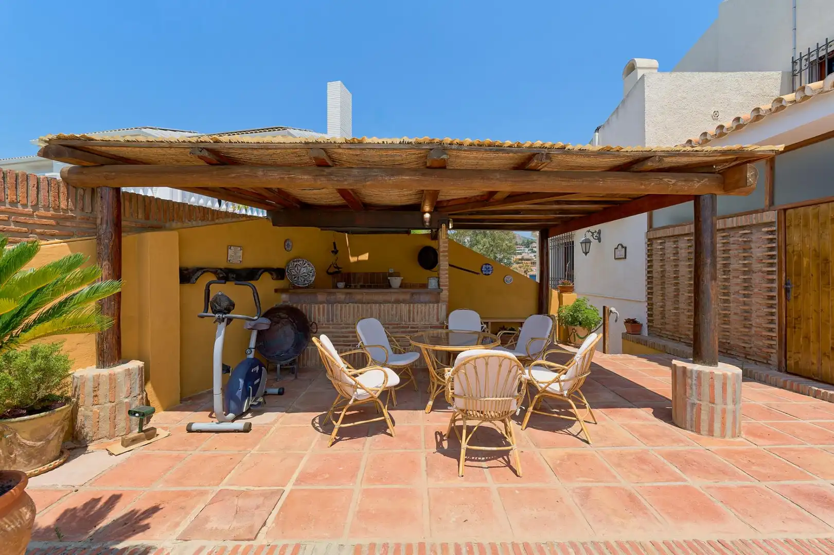 Terrassa de Casa o xalet de lloguer en Málaga amb Aire condicionat, Calefacció i Jardí privat