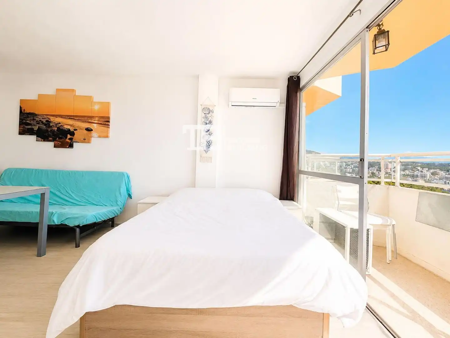 Schlafzimmer von Wohnung zum Verkauf in Calvià mit Klimaanlage, Heizung und Parkett