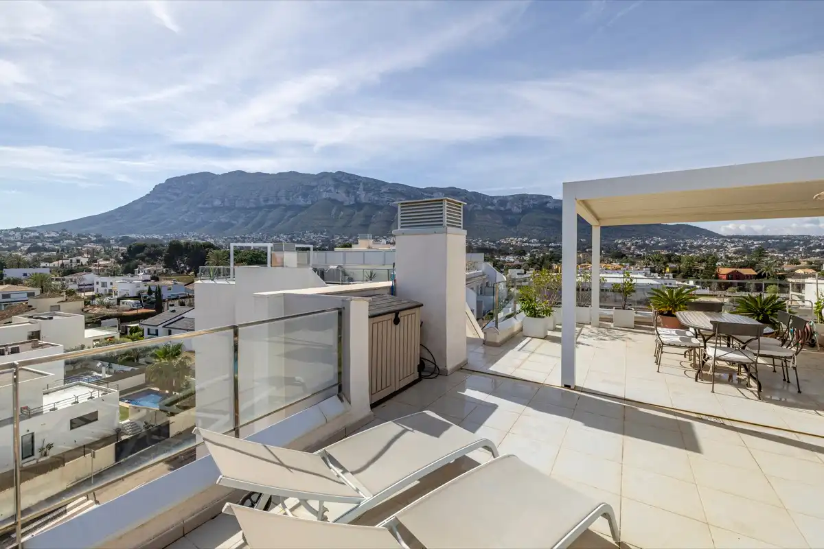 Terrasse von Dachboden zum Verkauf in Dénia mit Klimaanlage, Heizung und Terrasse