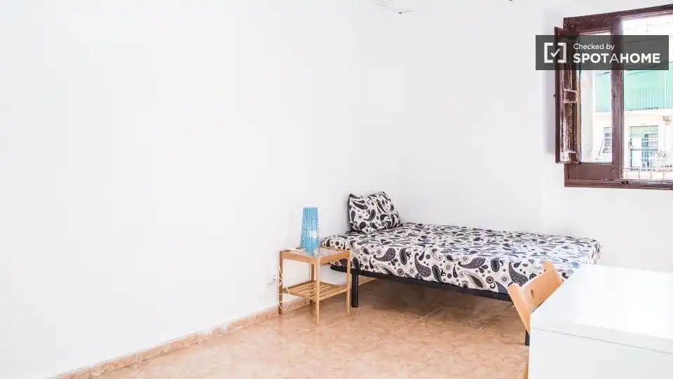 Habitación de Piso para compartir en Barcelona con Aire acondicionado, Calefacción y Amueblado