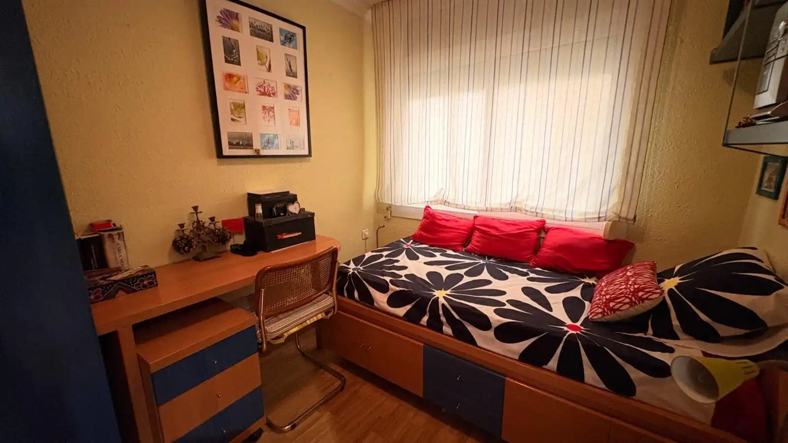 Schlafzimmer von Wohnung zum Verkauf in L'Hospitalet de Llobregat mit Parkett