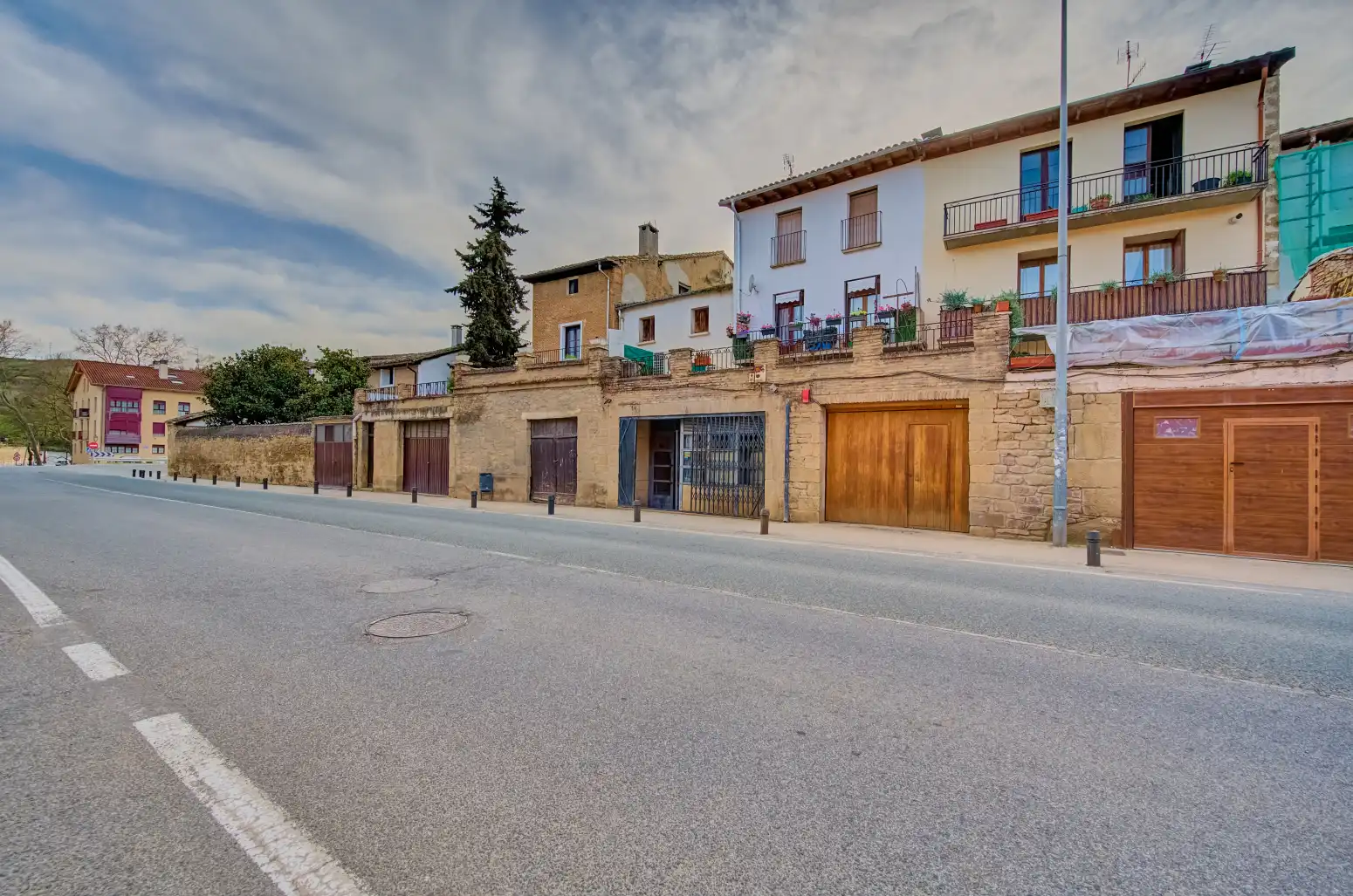 Exterior view of Flat for sale in Puente la Reina / Gares  with Heating, Parquet flooring and Terrace