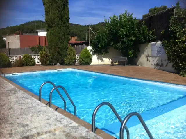 Swimming pool of Houses for rent in Viladecavalls  with Air Conditioner, Heating and Parquet flooring