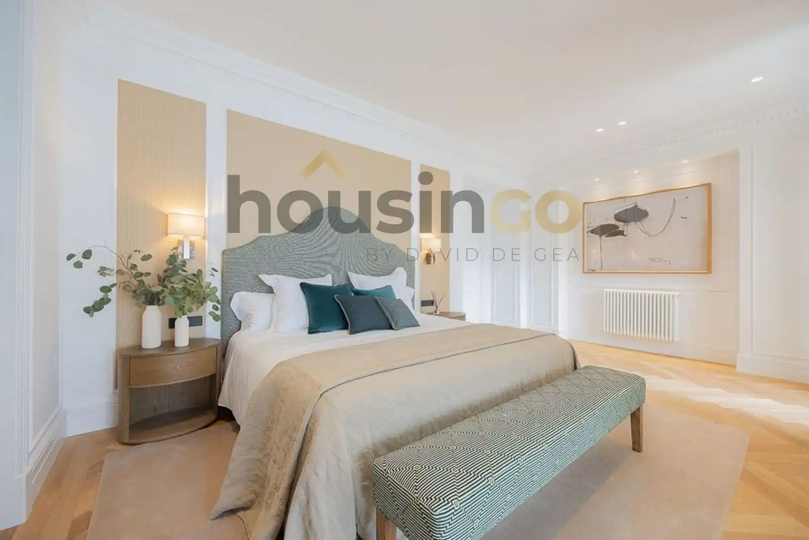 Bedroom of Flat for sale in Madrid  with Air Conditioner, Heating and Parquet flooring