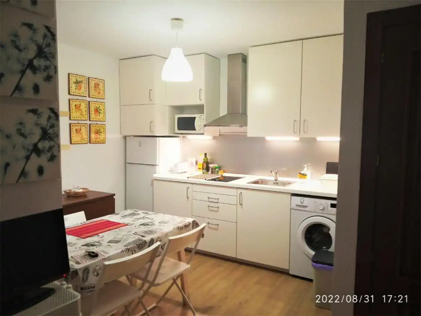Küche von Loft zur Miete in Málaga Capital mit Klimaanlage
