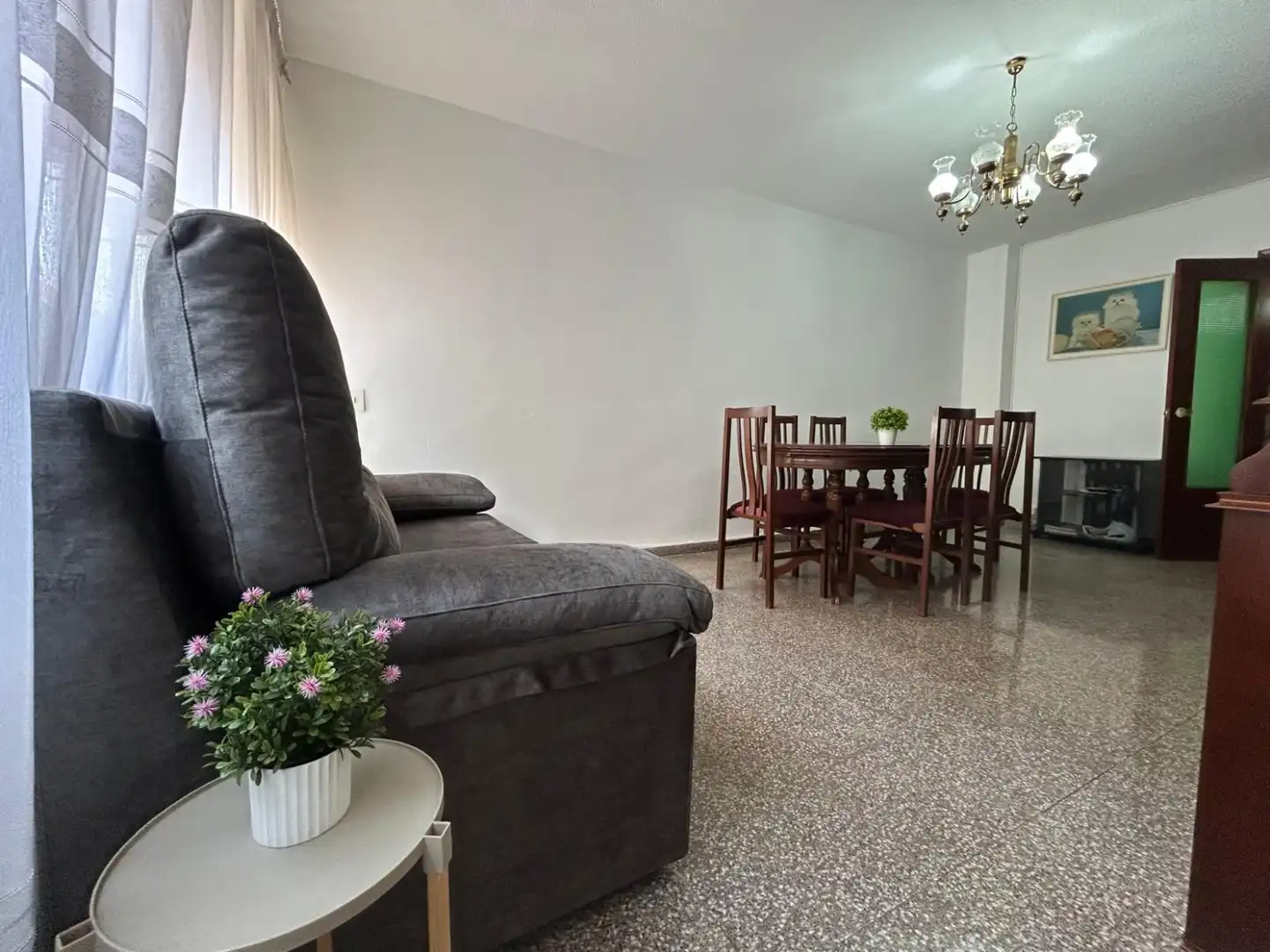 Living room of Flat for rent in Abarán  with Furnished, Balcony and Pets allowed