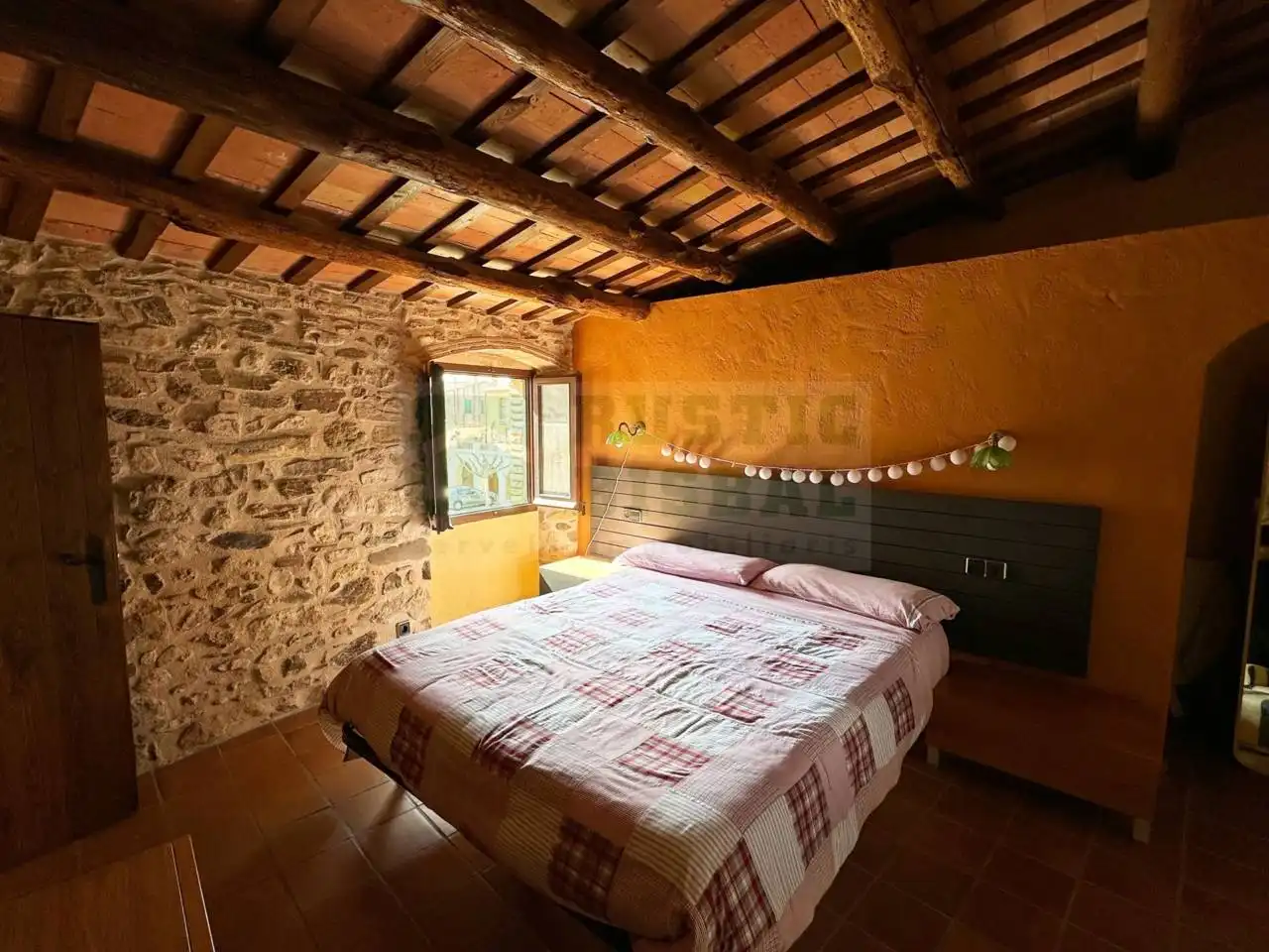 Bedroom of Country homes for rent in Cruïlles, Monells I Sant Sadurní de L'Heura  with Heating, Terrace and Furnished