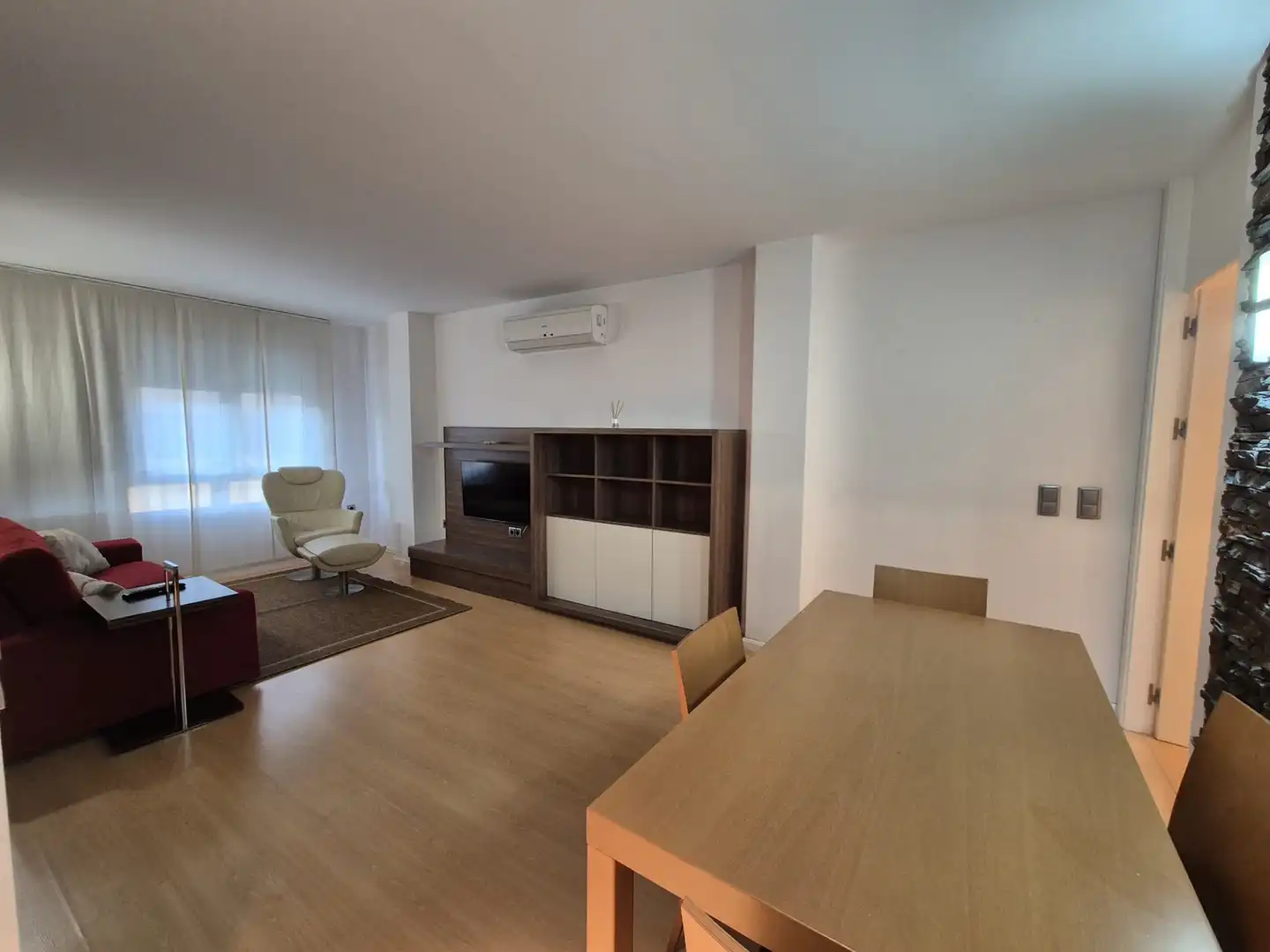 Wohnzimmer von Wohnung zur Miete in Cartagena mit Klimaanlage, Heizung und Parkett