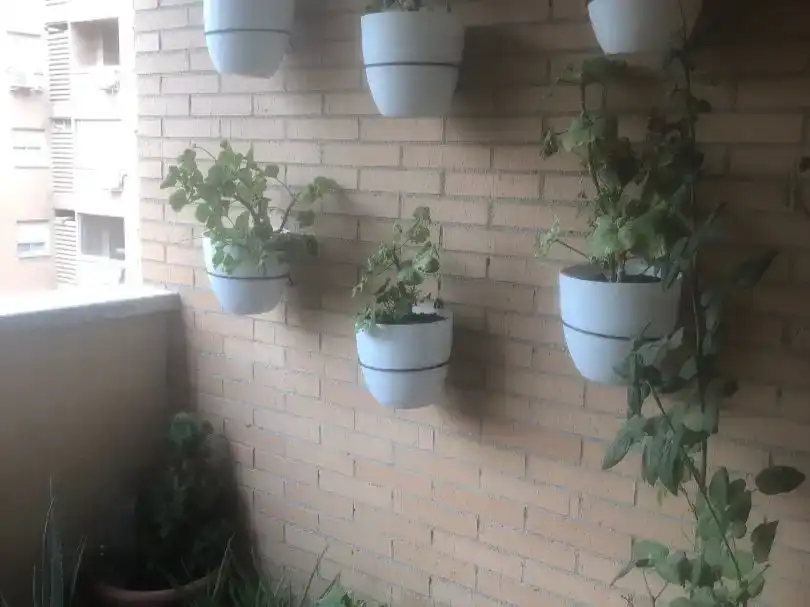 Terrasse von Wohnung zur Miete in  Madrid Capital mit Klimaanlage und Schwimmbad