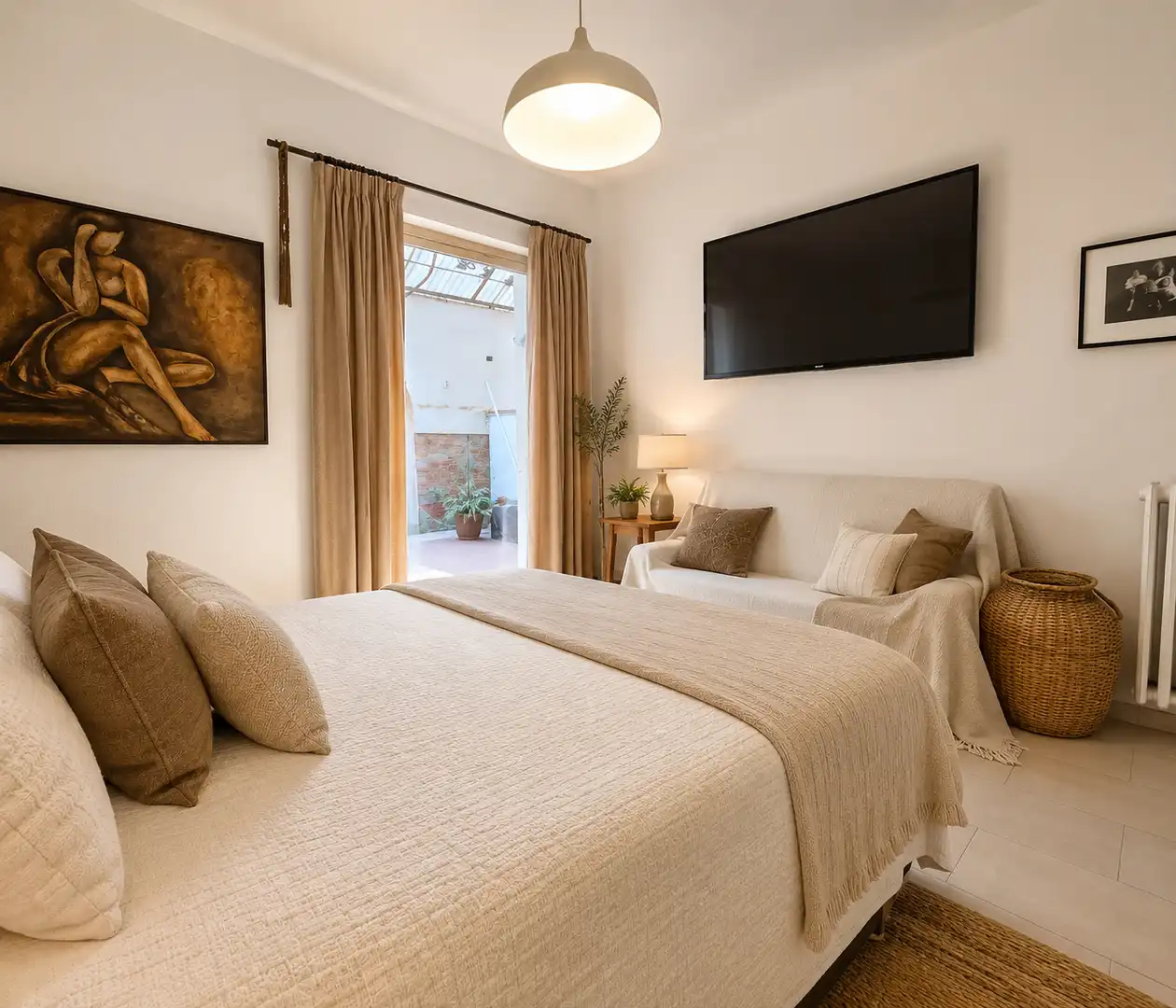 Bedroom of Flat for sale in Barcelona  with Air Conditioner, Heating and Terrace