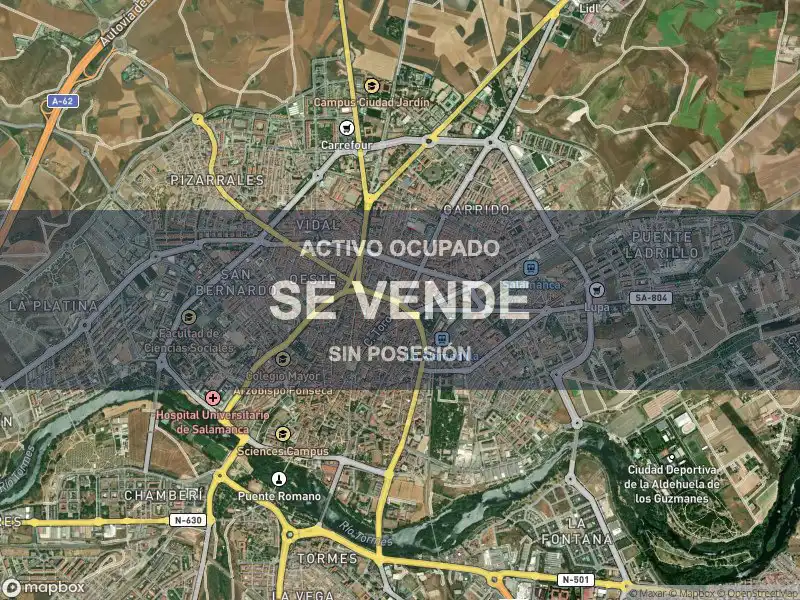 Vista exterior de Pis en venda en Salamanca