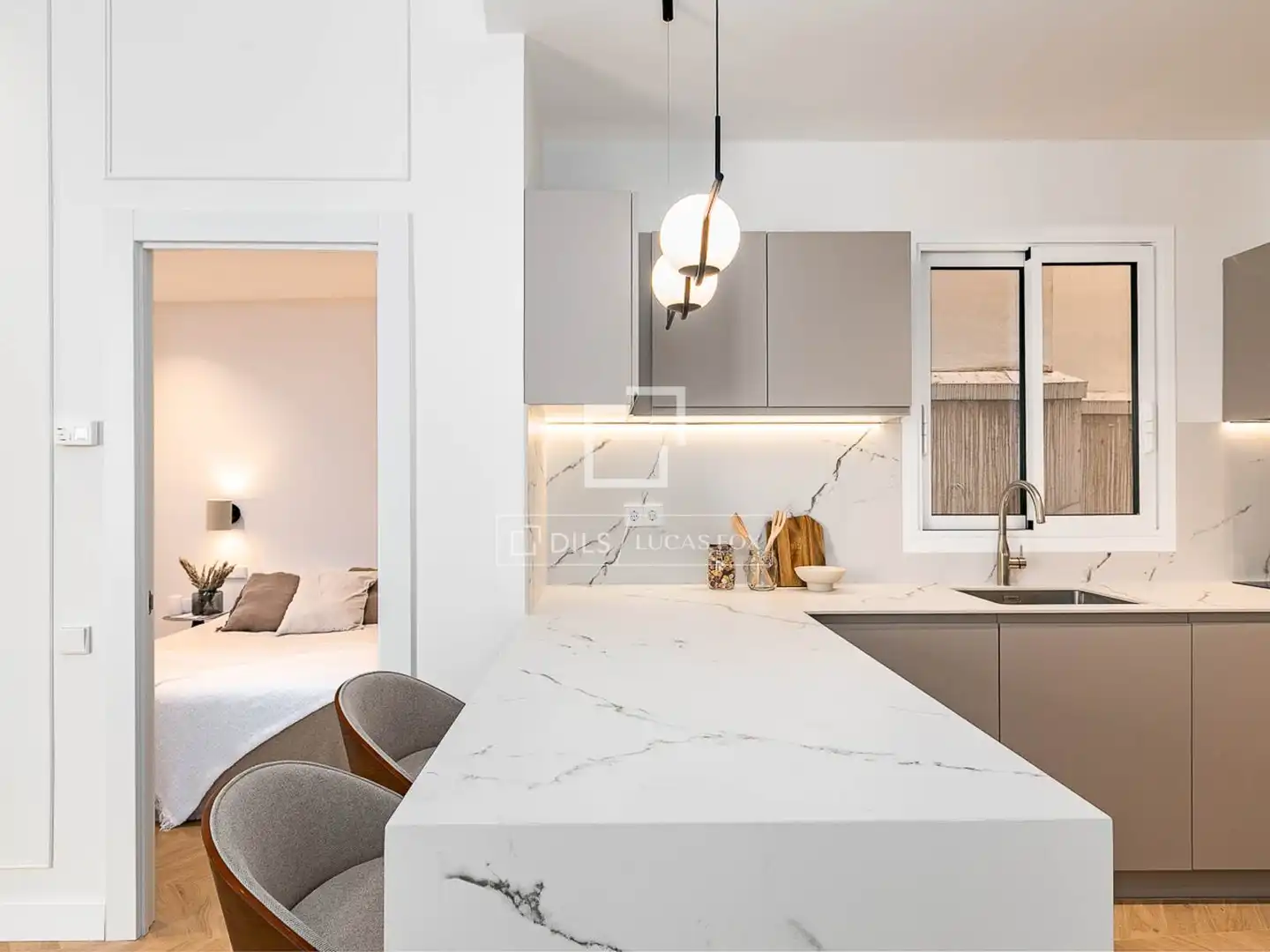 Cocina de Piso en venta en Barcelona con Aire acondicionado, Calefacción y Balcón