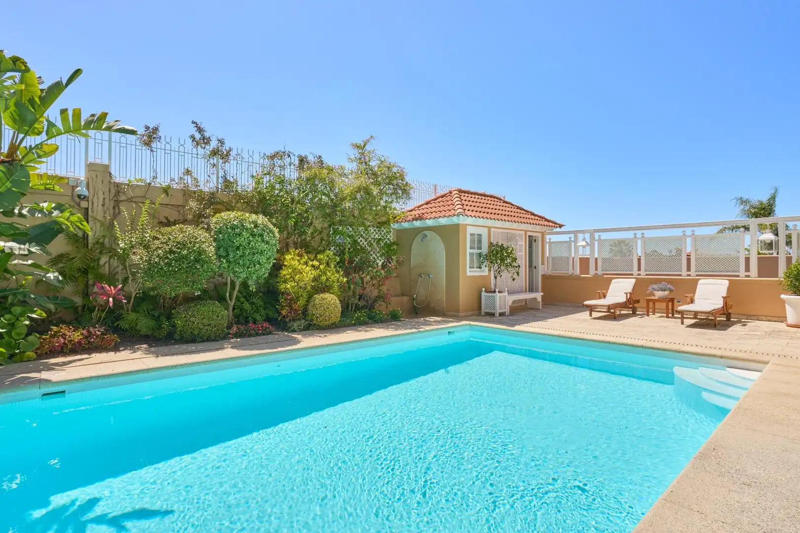 Piscina de Casa o chalet en venta en Santa Úrsula con Aire acondicionado, Calefacción y Jardín privado