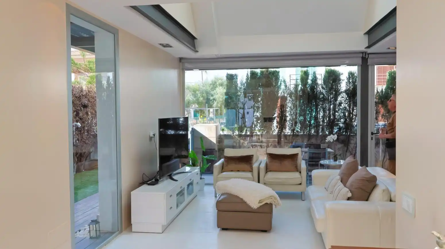Sala de estar de Casa o chalet de alquiler en Campos con Aire acondicionado, Terraza y Trastero