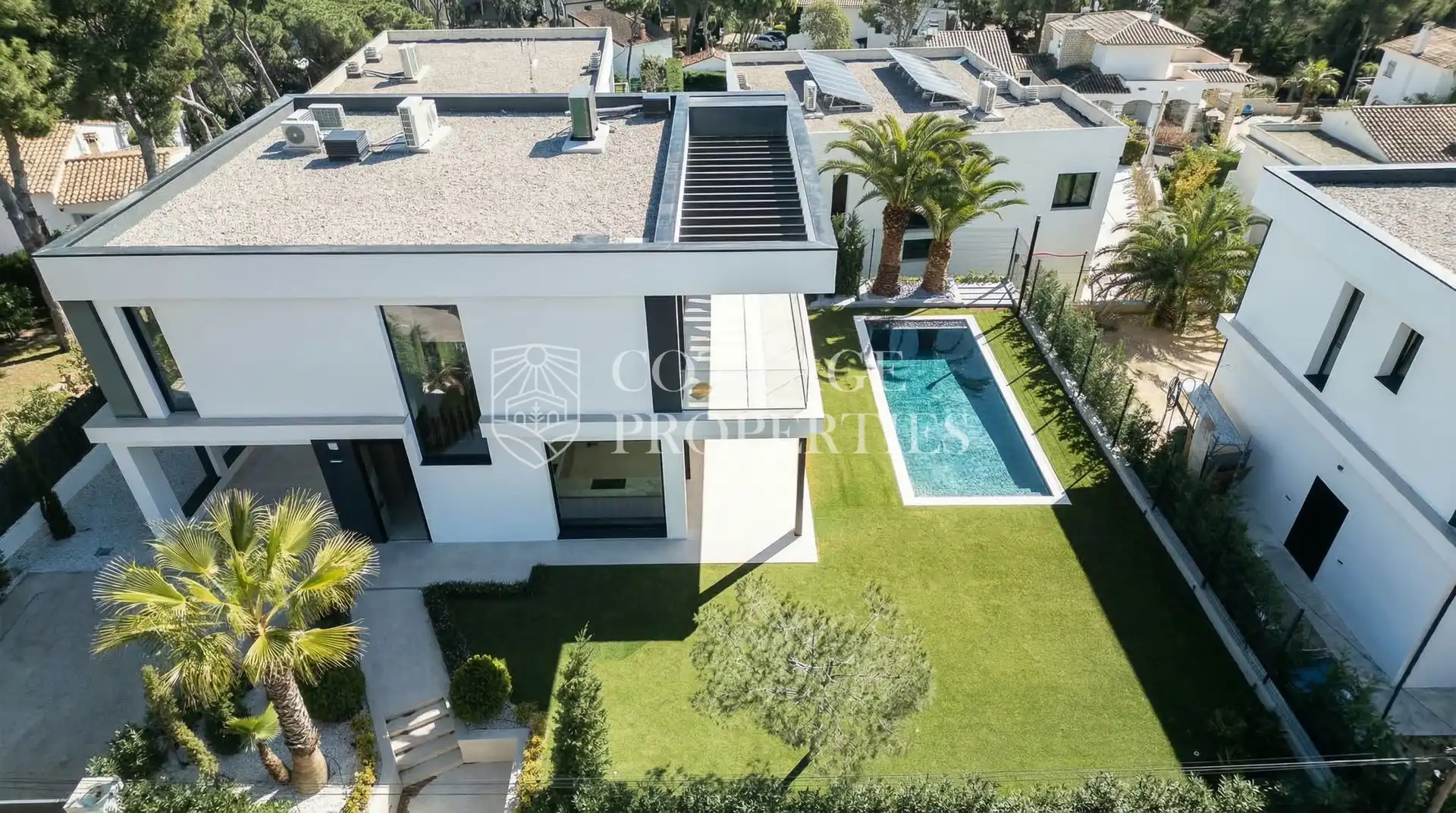Exterior view of Houses for sale in Calonge i Sant Antoni  with Air Conditioner, Heating and Private garden