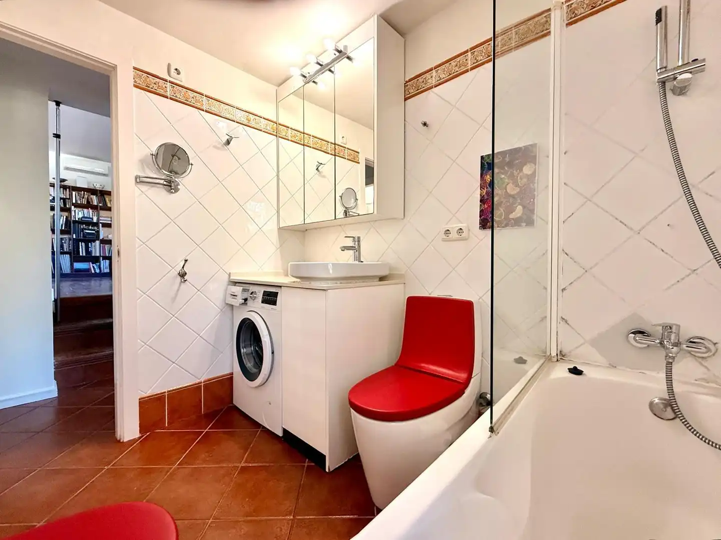 Baño de Finca rústica en venta en Murcia con Aire acondicionado, Jardín privado y Terraza
