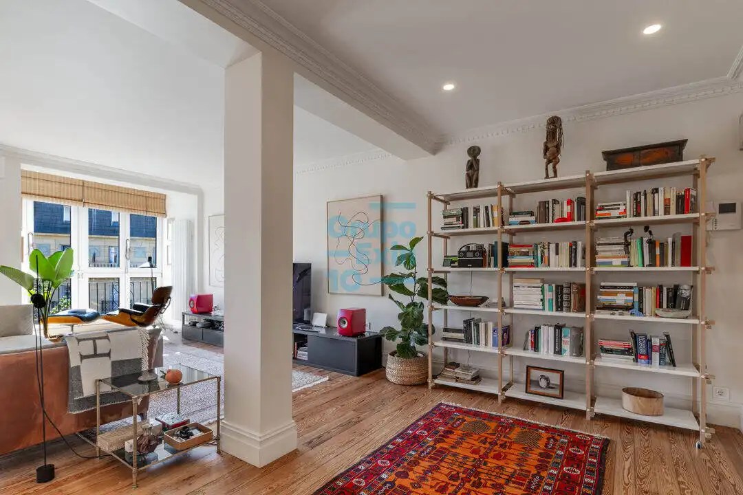 Sala de estar de Piso en venta en Donostia - San Sebastián  con Aire acondicionado, Calefacción y Balcón