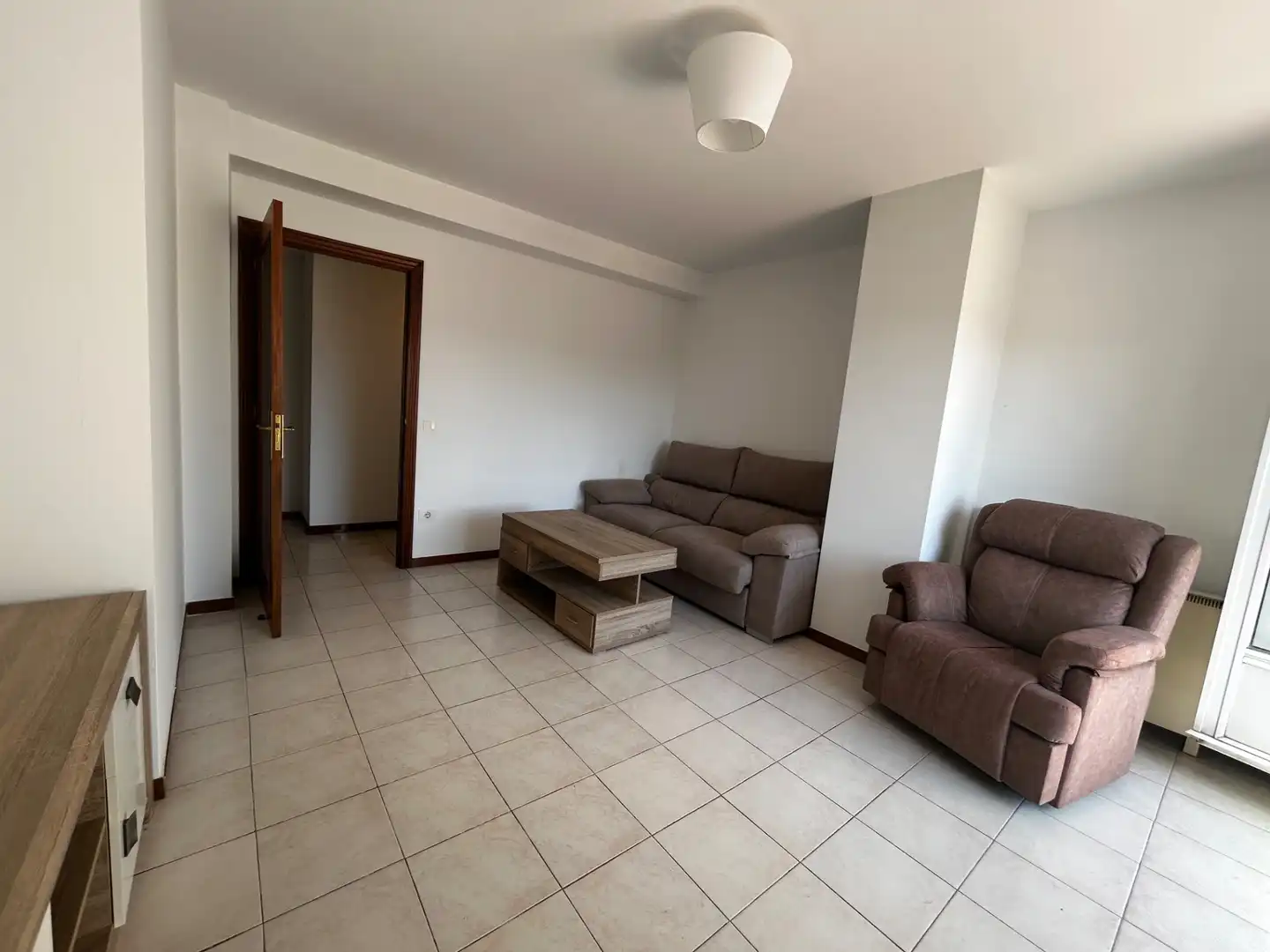 Sala d'estar de Àtic en venda en Vilagarcía de Arousa amb Calefacció, Parquet i Terrassa