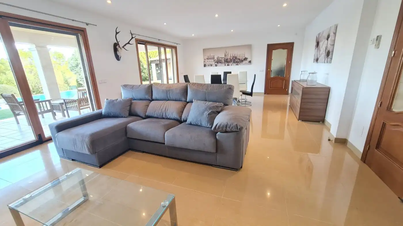 Living room of Houses for sale in Calvià  with Heating, Private garden and Terrace