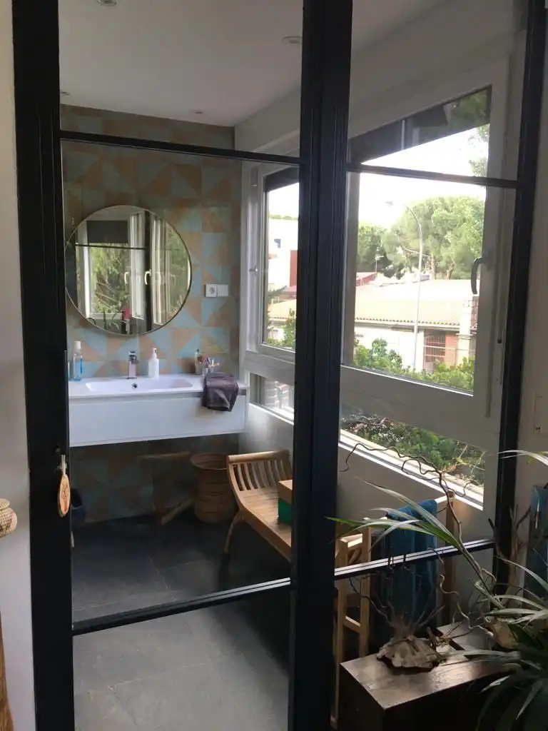 Balcony of Flat for rent in Madrid  with Air Conditioner, Heating and Terrace