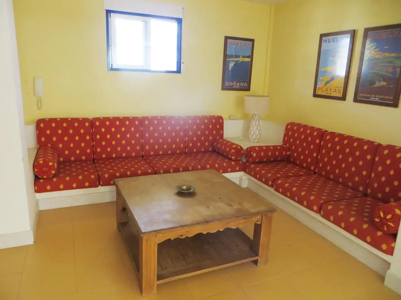 Sala d'estar de Casa o xalet de lloguer en Punta Umbría amb Jardí privat, Moblat i Balcó