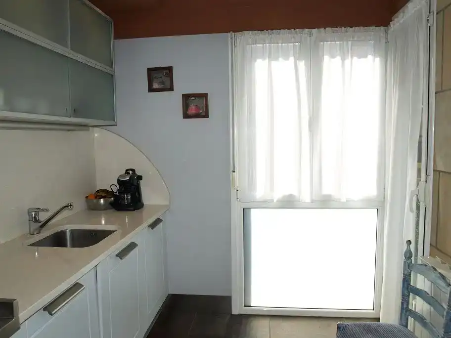 Kitchen of Flat for rent in Orio  with Parquet flooring, Furnished and Balcony