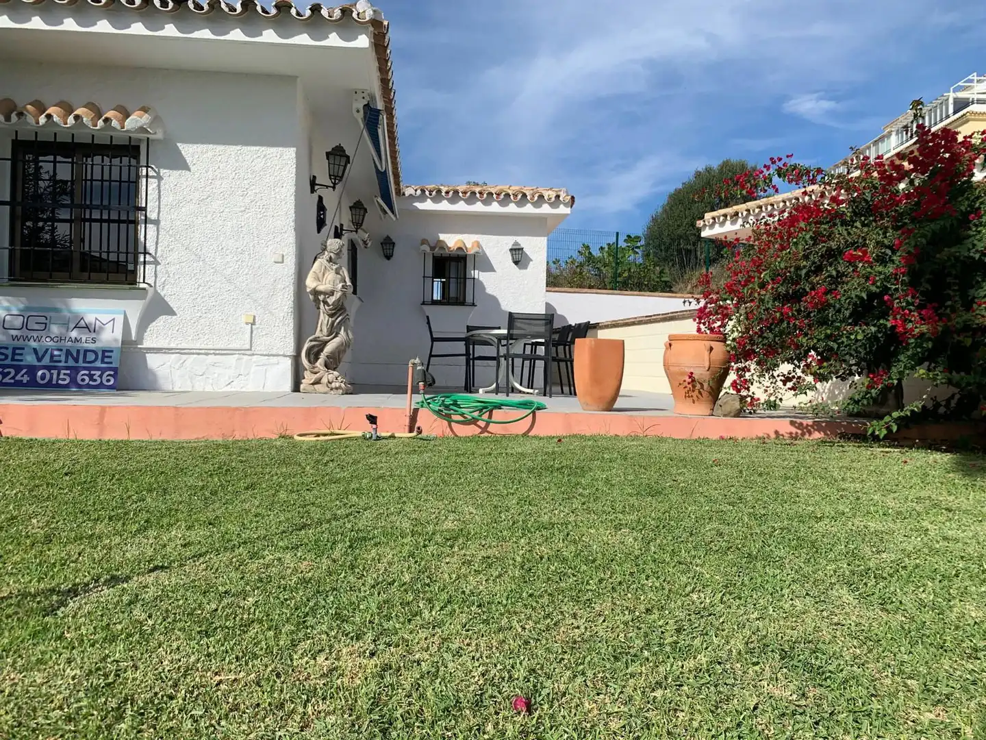 Jardín de Casa o chalet en venta en Mijas con Aire acondicionado, Jardín privado y Trastero