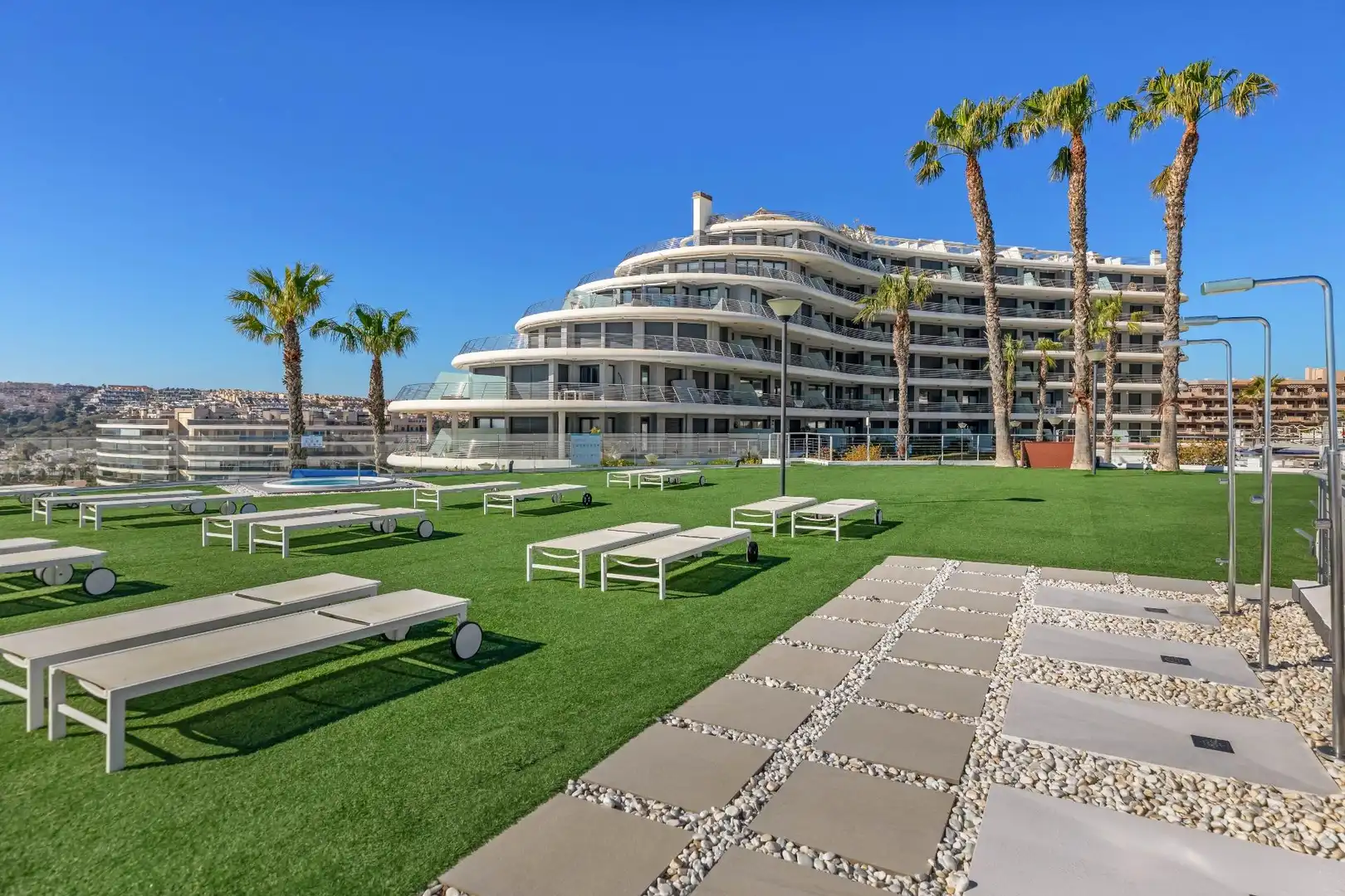 Terrassa de Apartament en venda en Elche / Elx amb Aire condicionat, Calefacció i Jardí privat