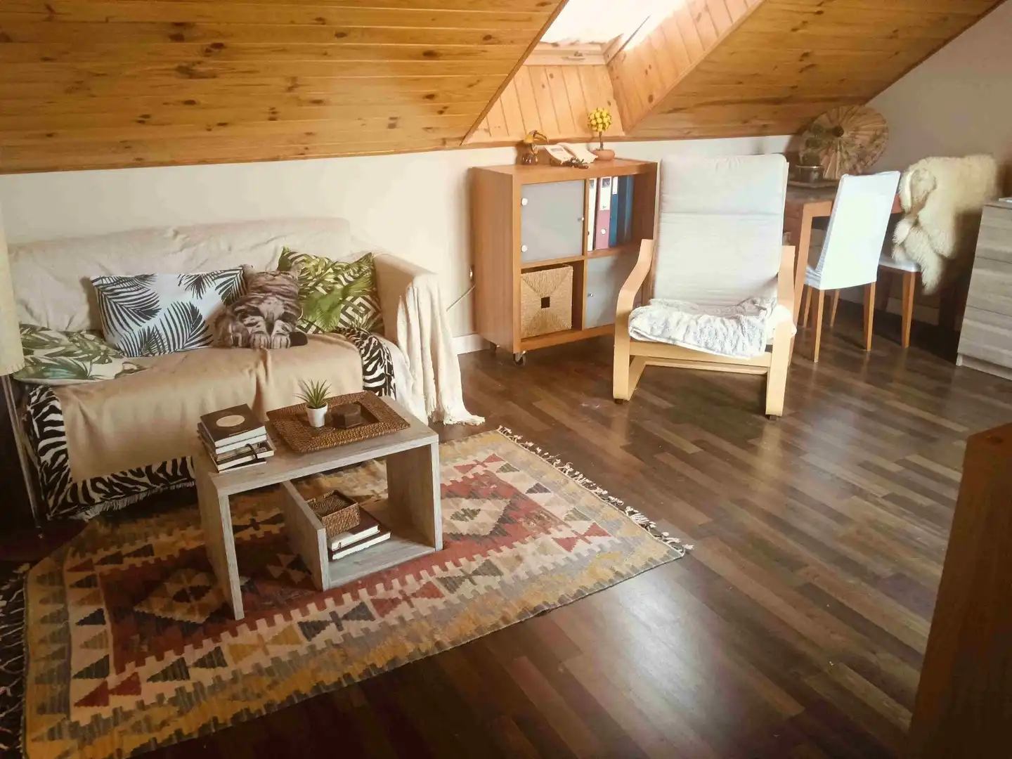 Sala de estar de Casa adosada en venta en María de Huerva con Calefacción, Terraza y Trastero