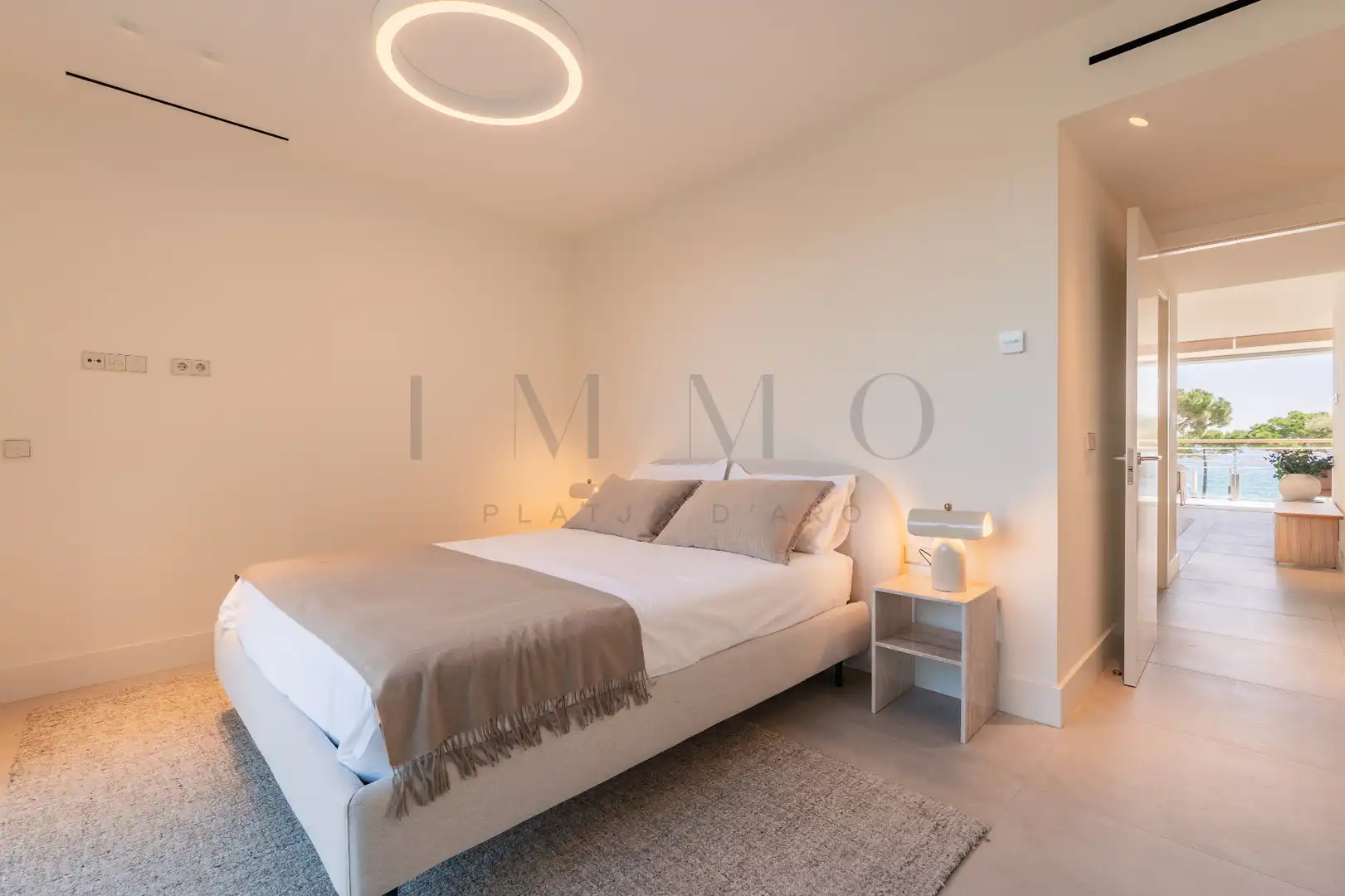 Schlafzimmer von Wohnung zum Verkauf in Castell d'Aro, Platja d'Aro i s'Agaró mit Heizung, Möbliert und Balkon