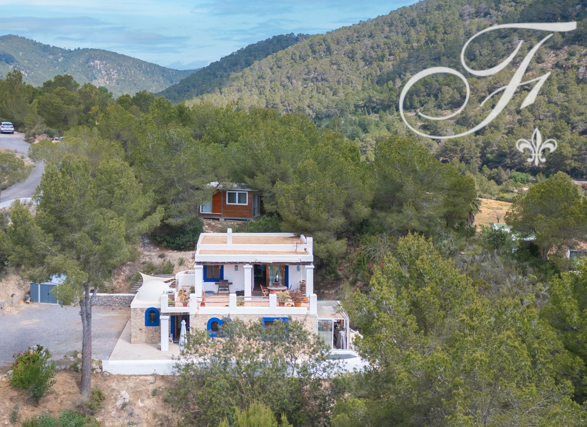 Exterior view of House or chalet for sale in Sant Joan de Labritja  with Private garden and Terrace