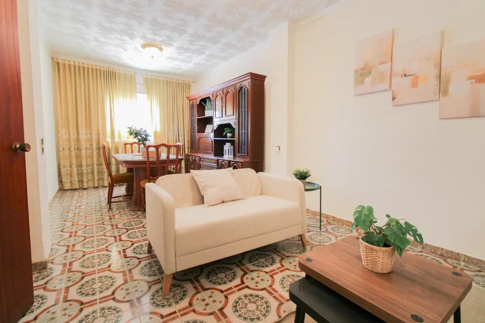 Sala de estar de Casa o chalet en venta en Massamagrell con Terraza