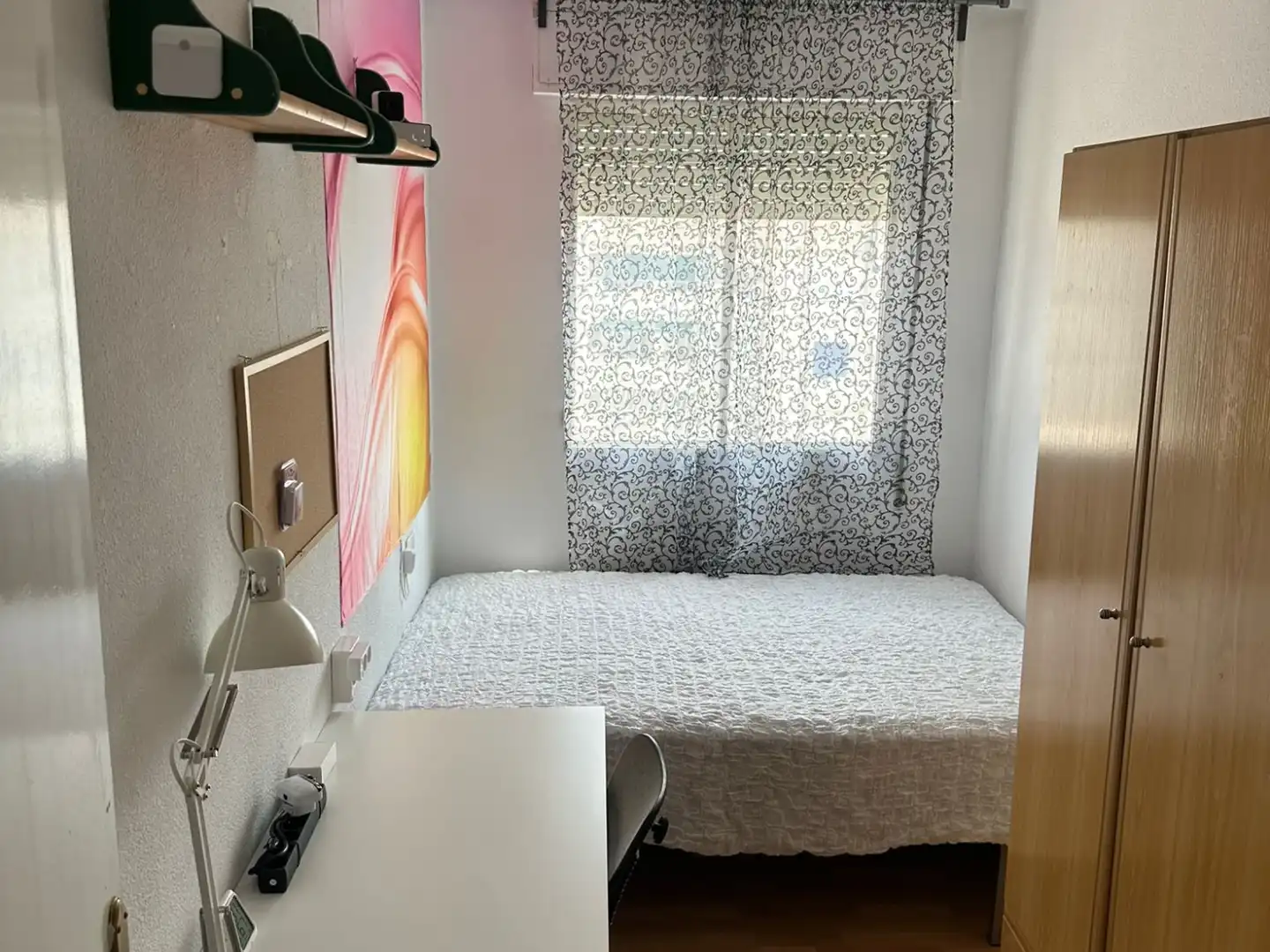 Schlafzimmer von Wohnung zur Miete in Murcia mit Klimaanlage, Heizung und Möbliert