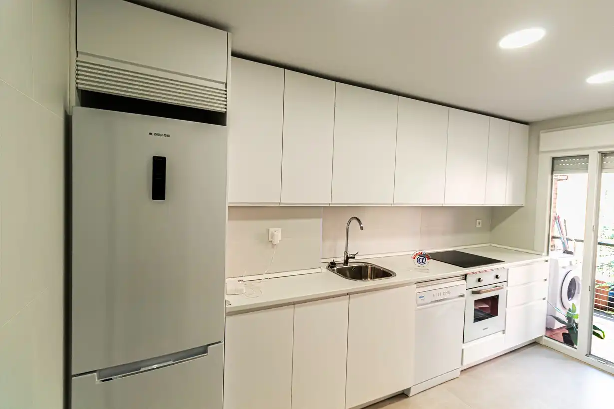 Kitchen of Flat for sale in Madrid  with Air Conditioner, Heating and Terrace