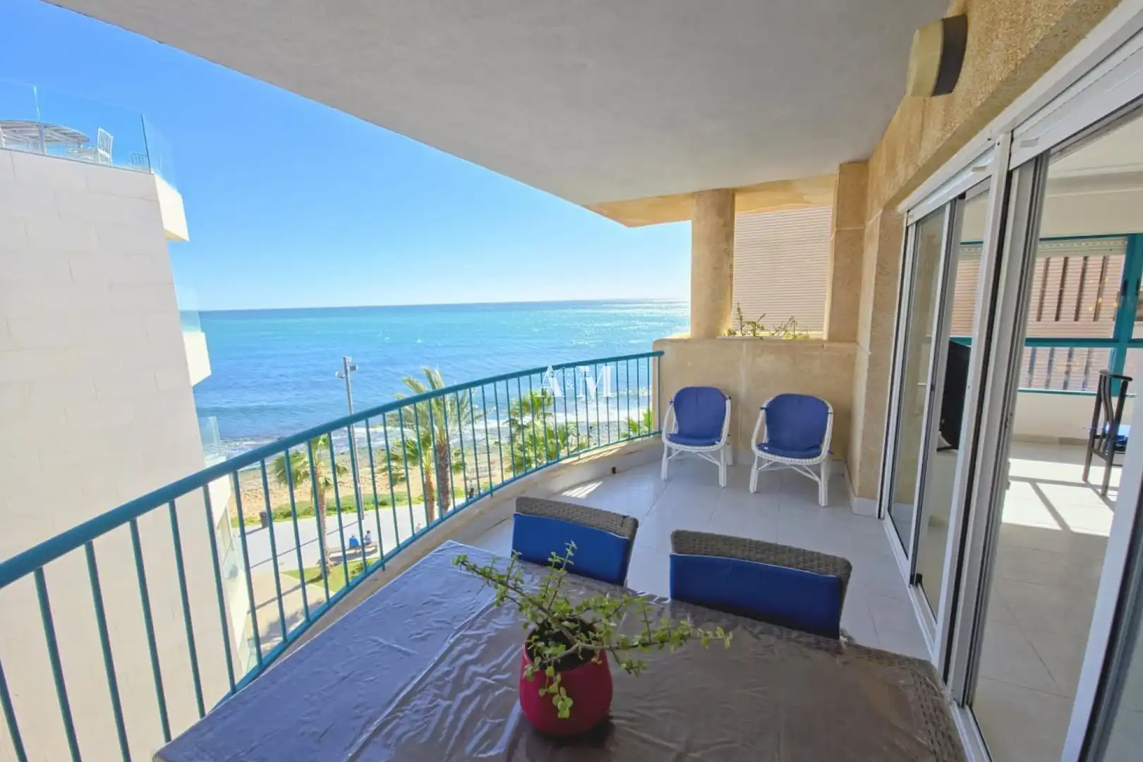 Terrace of Flat for rent in Torrevieja  with Terrace, Furnished and Oven