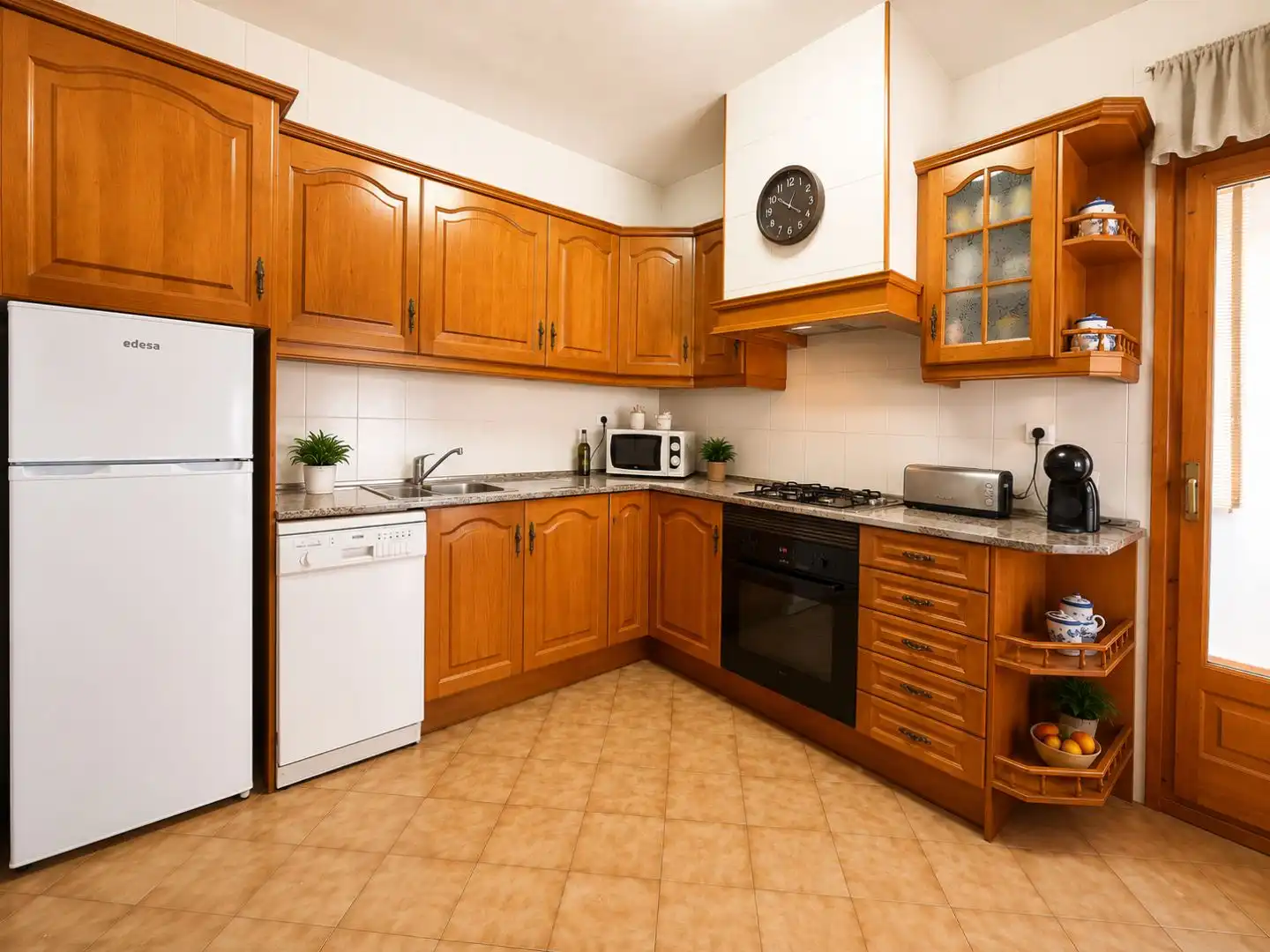 Kitchen of Houses for sale in Horta de Sant Joan  with Air Conditioner, Terrace and Swimming Pool