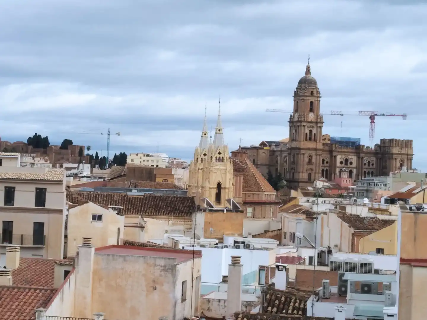 Außenansicht von Dachboden zur Miete in Málaga mit Klimaanlage, Terrasse und Möbliert