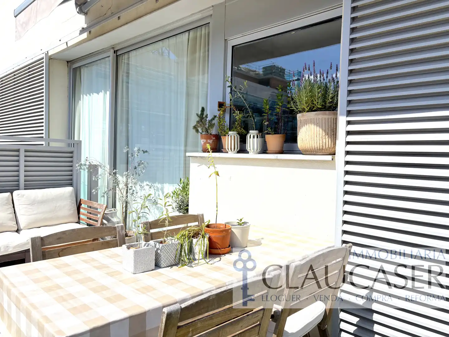 Terrasse von Wohnung zum Verkauf in Sabadell mit Heizung, Privatgarten und Terrasse