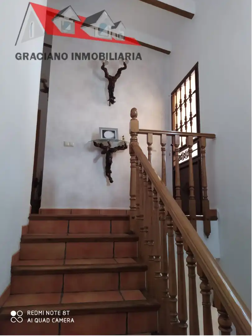 Casa adosada en venda en Villaverde de Guadalimar amb Aire condicionat, Jardí privat i Terrassa