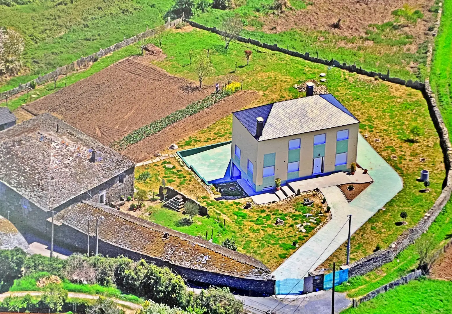 Casa o xalet en venda en Lugo amb Calefacció, Jardí privat i Terrassa