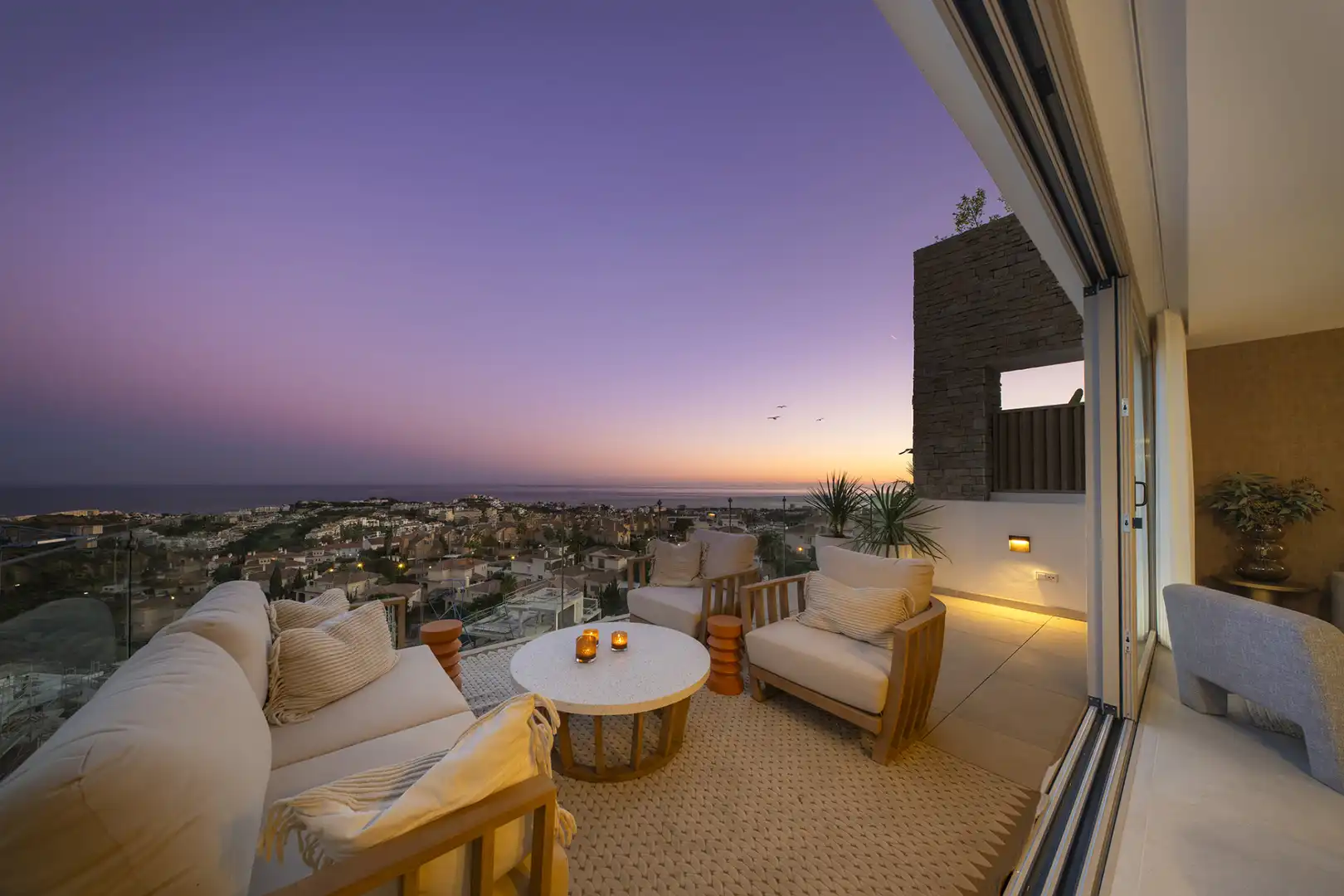 Terraza de Planta baja en venta en Mijas con Aire acondicionado, Terraza y Piscina